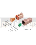 Deutsch DT6-1-BRN DT Series 6 Pin Brown Connector Kit