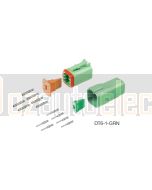 Deutsch DT6-1-GRN DT Series 6 Pin Green Connector Kit