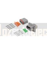 Deutsch DT8-1-L012 8 way Flange Mount Connector Kit