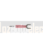Quikcrimp Heatshrink Fork/ Spade Terminal 5mm - Red Pack of 100