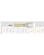 Quikcrimp Heatshrink Fork/ Spade Terminal 6mm - Yellow Pack of 100