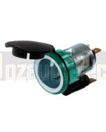 Hella 2 Pole Power Socket - Illuminated, 12V (4942)
