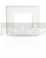 Hella 2JA015014011 EuroLED 75 Square, White Plastic Rim  -24V DC (White Lamp)