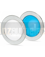 Hella 2JA958340111 EuroLED 95 Gen 2 Round Down Light Dual Colour Recess Mount w/ Spring Clip - White/Blue
