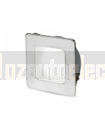 Hella 2JA958340511 EuroLED 95 Gen 2 Square Down Light Recess Mount with Spring Clip - White Light