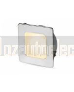 Hella 2JA958340521 EuroLED 95 Gen 2 Square Down Light  Recess Mount with Spring Clip - Warm White