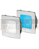 Hella 2JA958340611 EuroLED 95 Gen 2 Square Down Light Dual Colour Recess Mount with Spring Clip - White/Blue