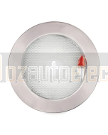 Hella 2JA980630011 EuroLED Touch 150 Down Lights White Plastic Rim - White/Red Light