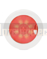 Hella 2JA980630101 EuroLED Touch 150 Down Lights White Plastic Rim -Warm White/Red Light