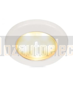 Hella 2JA980940101 EuroLED 95 Down Lights Recess Mount White Plastic Rim -  Warm White
