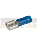 Hella 8501 Push-On Female Crimp Terminals - Blue (Box 100)