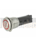Hella 958.456-001 Warning Buzzer 12V 80db W/ LED Ring and Red Illumination 