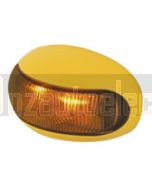 Hella Mining HM2026 DuraLED Marker Lamp Bare Wire - Amber Cabin Marker