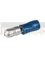 Hella 8221 Male Bullet Connectors - Blue (Blister Pack of 14)