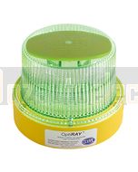 Hella Mining HM360GDIR OptiRAY LED Warning Beacon - Direct Mount, Green