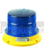 Hella Mining HM500BDIR UltraRAY-R Twin  LED Warning Beacon - Blue Direct Mount