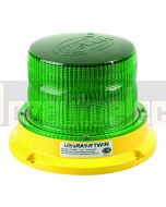 Hella Mining HM500BMAG UltraRAY-R Twin  LED Warning Beacon - Green Direct Mount 