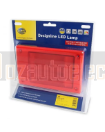 Hella 2332-H24BL Designline LED Module Stop/Rear Position Lamp - Horizontal Mount - Blister Pack