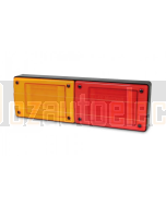 Hella 2426-H Designline LED Double Module Stop/Rear Position/Rear Direction Indicator Lamp - Horizontal Mount