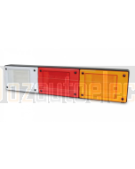 Hella 2428-H Designline LED Triple Module Stop/Rear Position/Rear Direction Indicator/Reversing Lamp - Horizontal Mount
