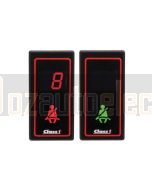 Ionnic 118620 Class 1 Small Seat Belt Warning Display - 57A