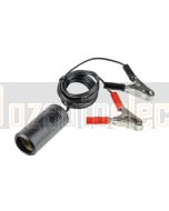 Ionnic 1334003 Battery Terminal Clips to Cigar Socket - 95cm
