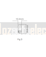Ionnic 2845/10 Globe Halogen Wedge 24V 5W W2.1x9.5d