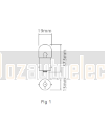 Ionnic 5627/10 Globe Halogen 24V 5W BA15s