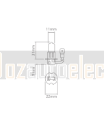 Ionnic 62201 Globe Halogen H3 Rally 12V 100W PK22s