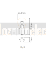 Ionnic 9507/10 Globe Halogen Truckstar Pro 24V 21W BAU1