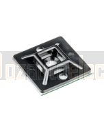 Ionnic AMB25B/100 AdhesiveTie Mount - Black (Pack of 100)