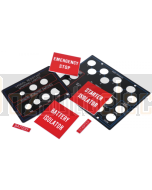 Ionnic ENG-STARTER Adhesive Backed Egraved Panels - 40 x 10mm
