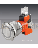 Ionnic L22HD-RL 12V Vandal Switch Resistant 12V N/O & N/C