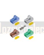 Ionnic MT203/10 FH50 Connector Inc. Secondary Lock - Brown (Pk of 10)