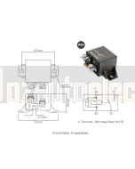 Ionnic P142450HD Relay Power N/O 24V 50A Resistor