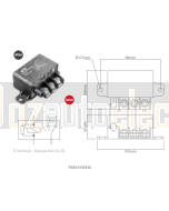 Ionnic P2512150HD 12V 130A Change Over Relay Power w Resistor Protection