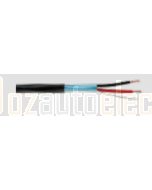 Ionnic PH275BK Special Cable Shielded Drain Wire - Red Black (2 Core)