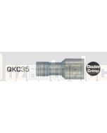 IONNIC QKC35 Blue Nylon Insulated Female Blade Terminals (Pack of 100)