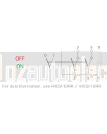 Ionnic  R404-24R-XX All Switches Rocker with Print
