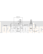Ionnic TM1743 Switch Micro TM Series 32mm Double Pivot Roller Lever