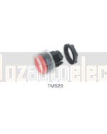 Ionnic TMS29 Red Booted Button - 30mm Momentary