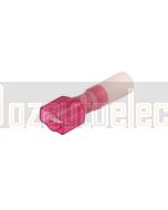 IONNIC HDC64 6.3mm Red Heatshrink Male Blade Terminal (Pack Of 100)