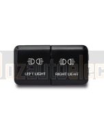 Lightforce CBSWTYDMTO-H Left Right Work Light Horizontal Switch