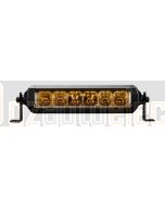 LightForce LFLB6SA 6 Inch Single Row Amber Light Bar