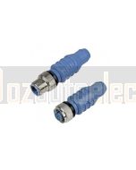 Ionnic M12 Network Connector 5 Pin - Female Terminating Resistor
