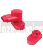 Ionnic SY2999R/100 Battery 40mm Terminal Insulator in Red – Lug & Ring - Marine (Pack QTY 100)