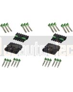 Delphi P-WP6/2 6 Circuit Weather Pack Kit