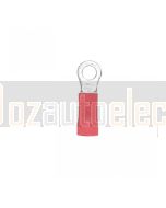 Quikcrimp 3.7mm Ring Pre-Insulated Terminal Red pack of 100
