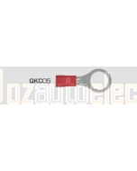 Quikcrimp 8.5mm Ring Pre-Insulated Terminal Red pack of 100