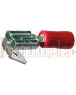 Quikcrimp QKC15 Piggyback/ Adaptor Terminal 6.3mm Red Vinyl